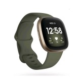 Fitbit Versa 3 Health and Fitness Smartwatch (Olive / Soft Gold Aluminum)